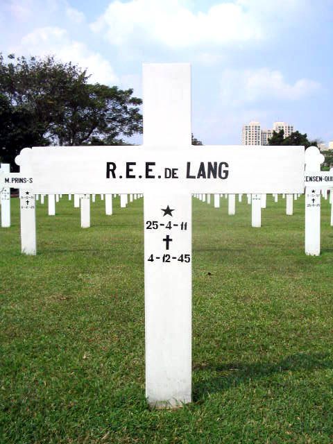 Afbeelding van graf of monument van Raymond Ernest Edward de Lang