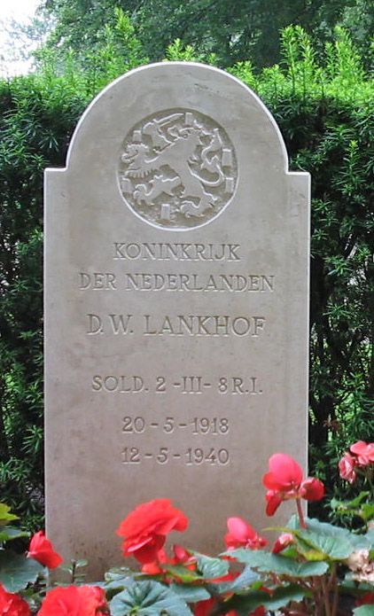 Afbeelding van graf of monument van Derk Willem Lankhof