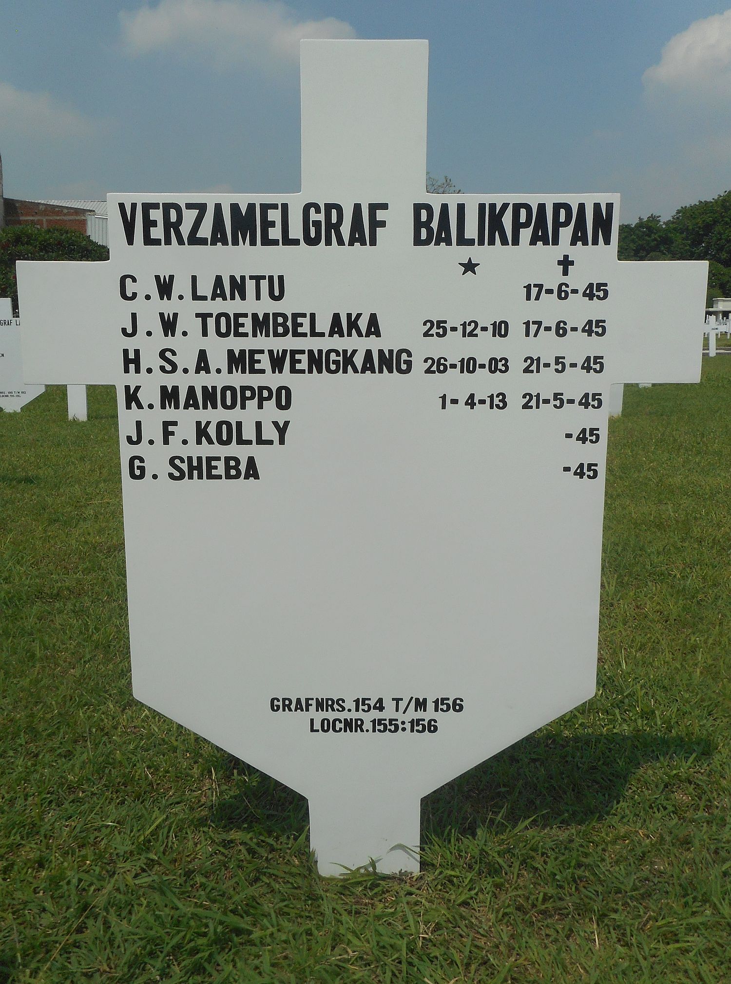 Afbeelding van graf of monument van Charles Willem Lantu