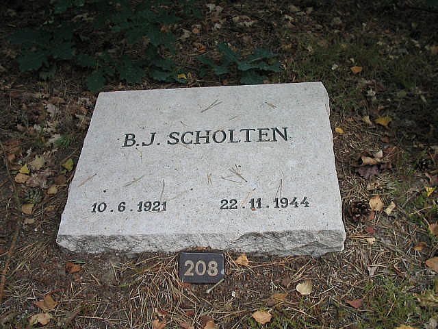 Afbeelding van graf of monument van Berend Jan Scholten