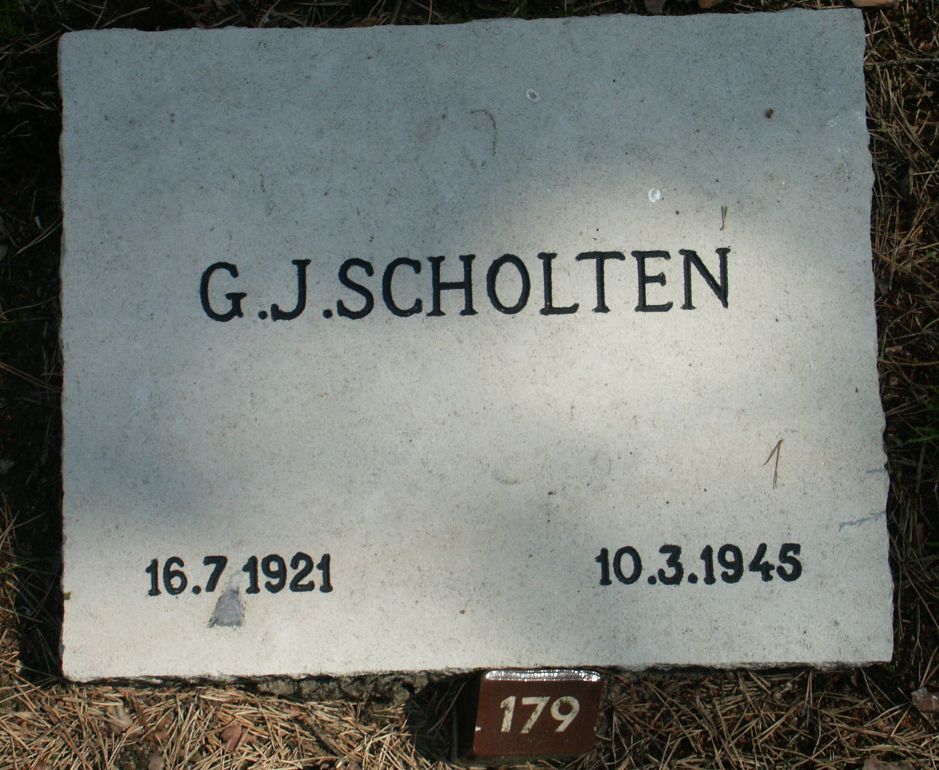 Afbeelding van graf of monument van Gerrit Jan Scholten