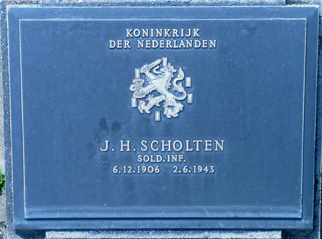 Afbeelding van graf of monument van Johan Herman Scholten