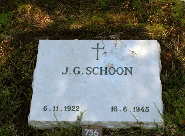 Afbeelding van graf of monument van Johannes Gerardus Schoon