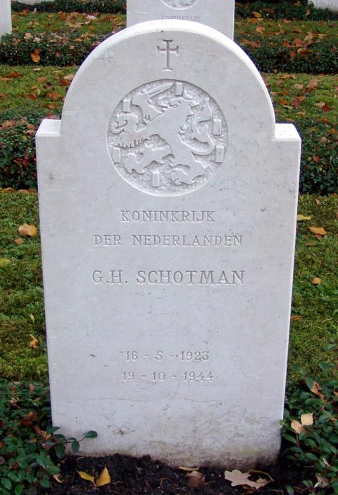 Afbeelding van graf of monument van Gradus Hendrikus Schotman
