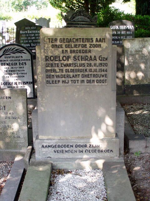 Afbeelding van graf of monument van Roelof Schraa