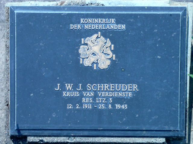Afbeelding van graf of monument van Jacobus Wilhelmus Johannes Schreuder