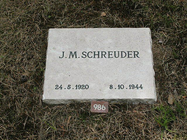 Afbeelding van graf of monument van Johannes Mattheus Schreuder