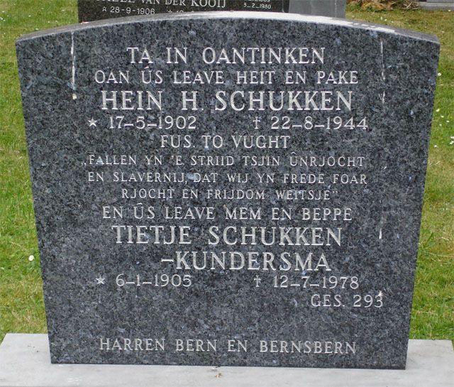Afbeelding van graf of monument van Hein Schukken