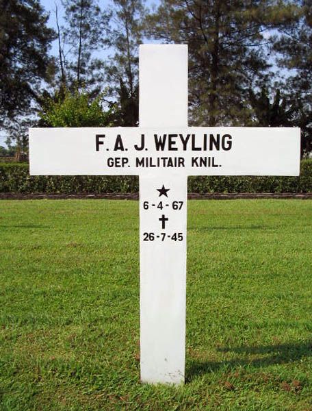 Afbeelding van graf of monument van Frederik Adriaan Johannes Weyling