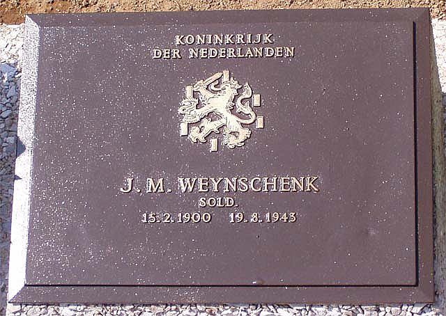 Afbeelding van graf of monument van Joan Marius Weijnschenk
