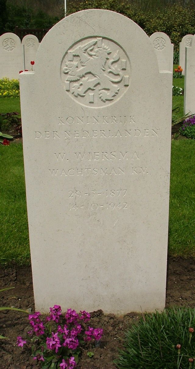 Afbeelding van graf of monument van Willem Wiersma