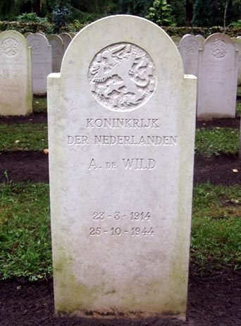 Afbeelding van graf of monument van Adriaan de Wild