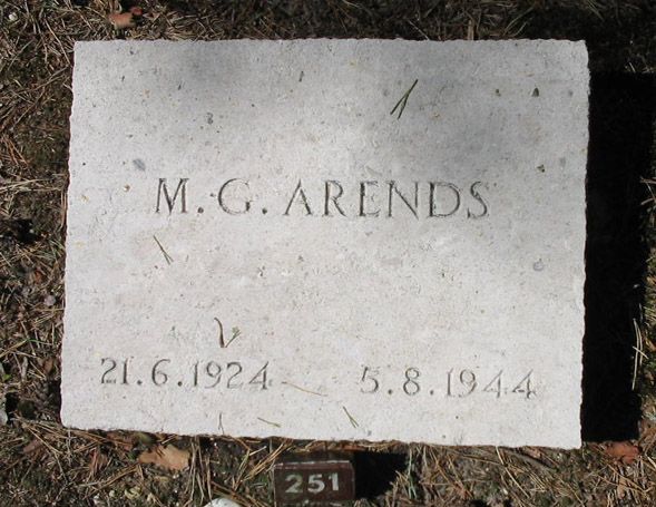 Afbeelding van graf of monument van Marinus Gerardus Arends