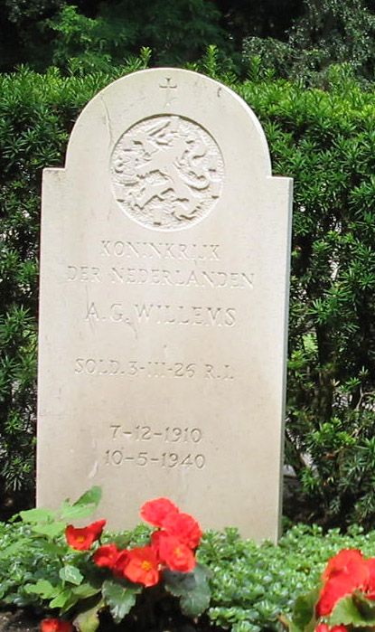 Afbeelding van graf of monument van Arnoldus Gerardus Willems