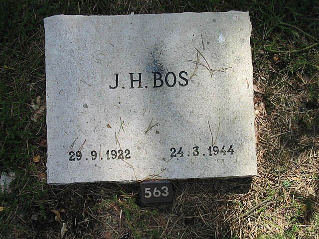 Afbeelding van graf of monument van Jacob Hendrik Bos