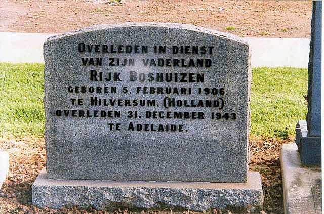 Afbeelding van graf of monument van Rijk Boshuizen