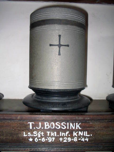 Afbeelding van graf of monument van Theodorus Johannes Bossink