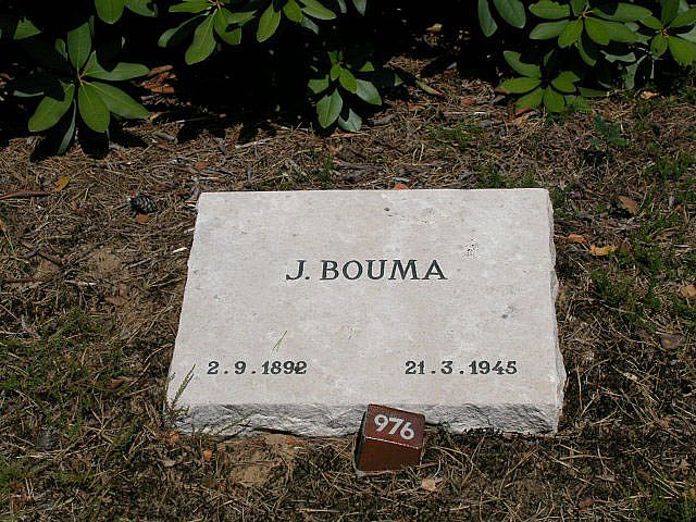 Afbeelding van graf of monument van Jelle Bouma