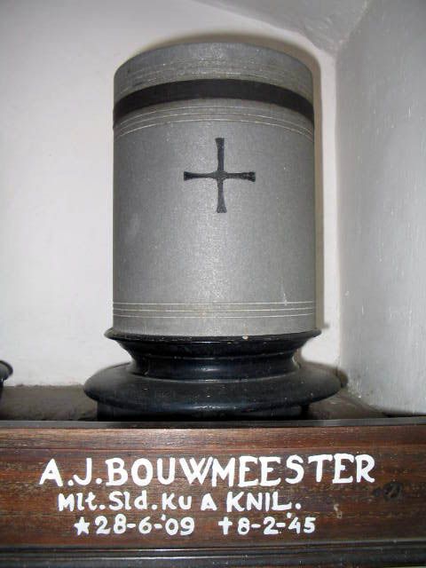 Afbeelding van graf of monument van Albert Jan Bouwmeester
