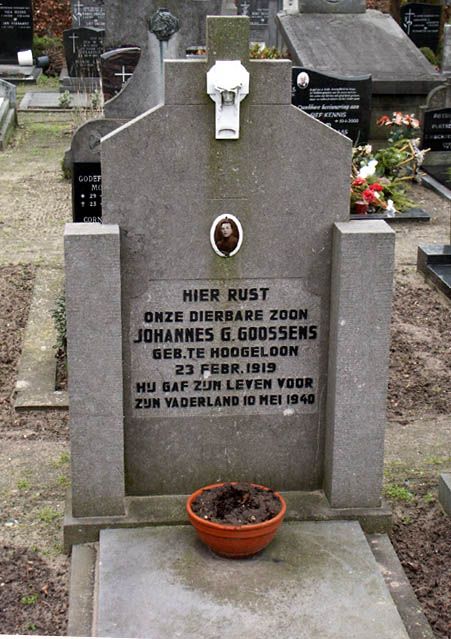 Afbeelding van graf of monument van Johannes Godefridus Goossens
