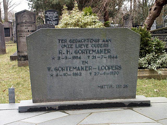 Afbeelding van graf of monument van Roelof Hendrik Gortemaker