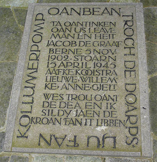 Afbeelding van graf of monument van Jakob de Graaf