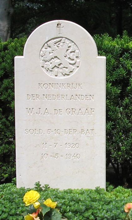 Afbeelding van graf of monument van Willem Jacobus Adrianus de Graaf