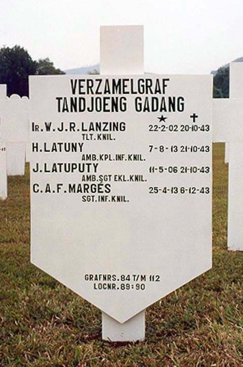 Afbeelding van graf of monument van Jacobus Latuputy