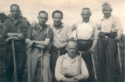 Maurits Bollegraaf en Broer Simon in het kamp Twil