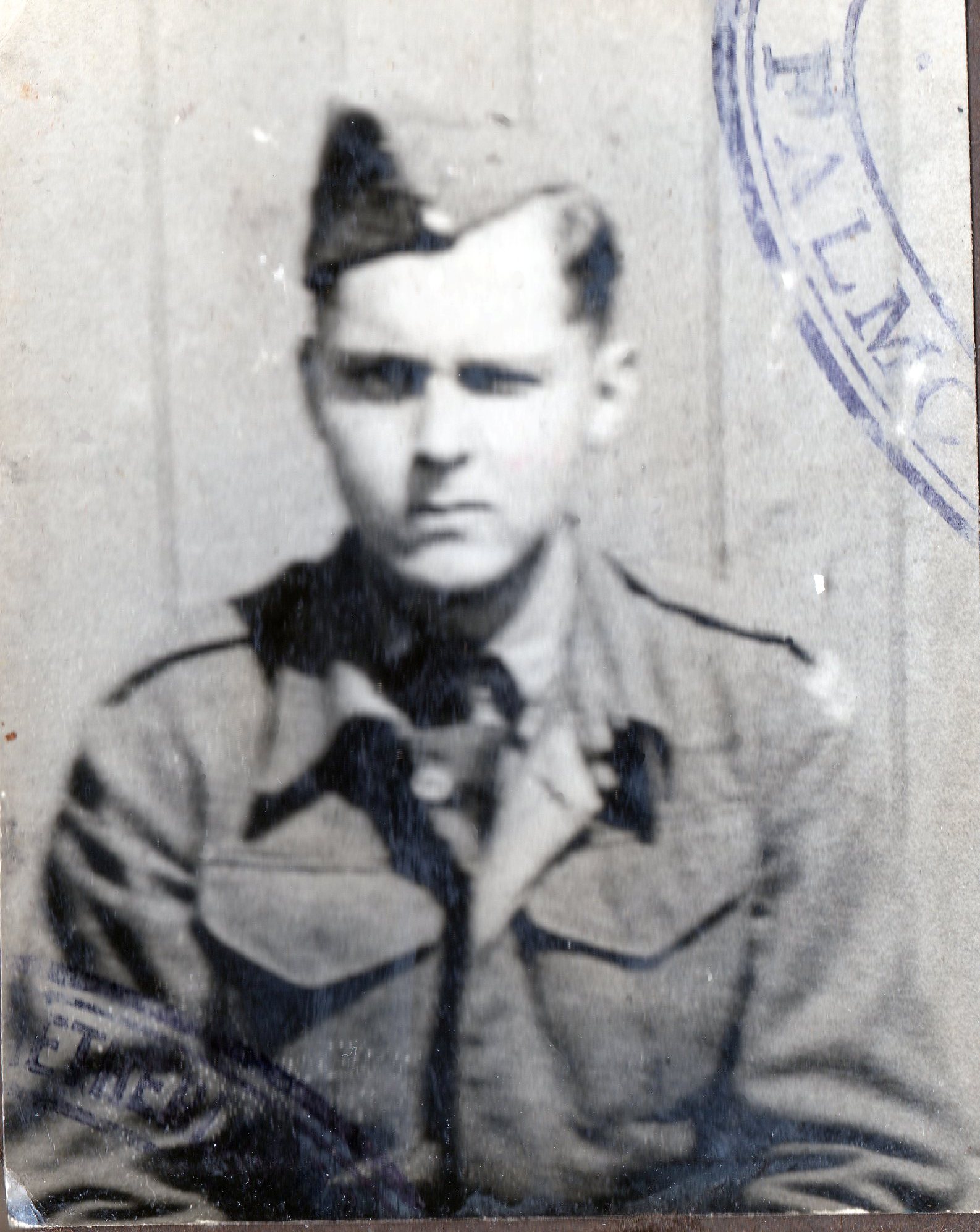 Johan George Hoffman in uniform
