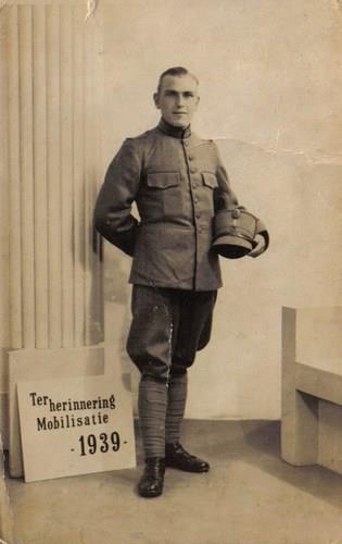 C.J.W. Jacobs tijdens de mobilisatie.