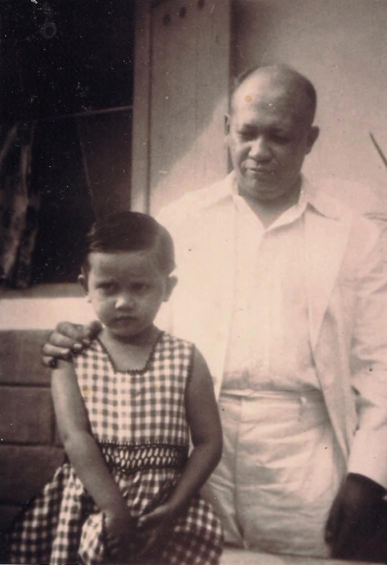 Alexander Severijns met dochter Meithy