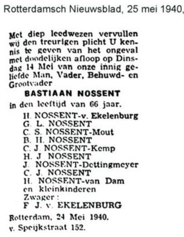 Rouwadvertentie