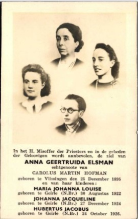 Afbeelding/portret van Anna Geertruida Hofman-Elsman