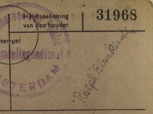Portret van Rolf Blankenstein