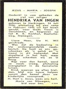 Afbeelding/portret van Ingen