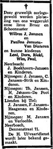 Afbeelding/portret van Janssen