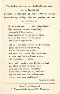 Afbeelding/portret van Kempers