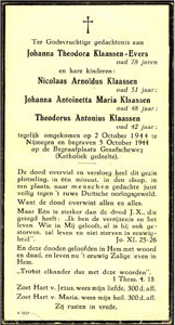 Afbeelding/portret van Klaassen-Evers