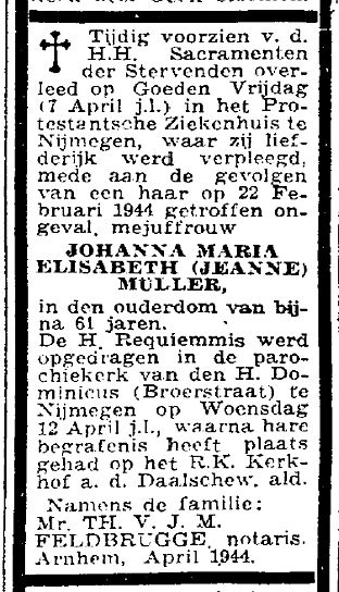 Afbeelding/portret van Muller