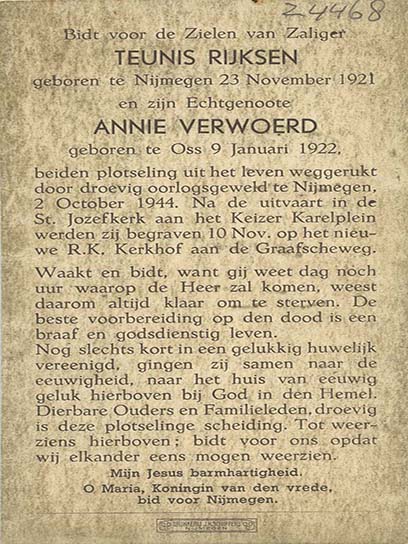 Afbeelding/portret van Rijksen-Verwoert