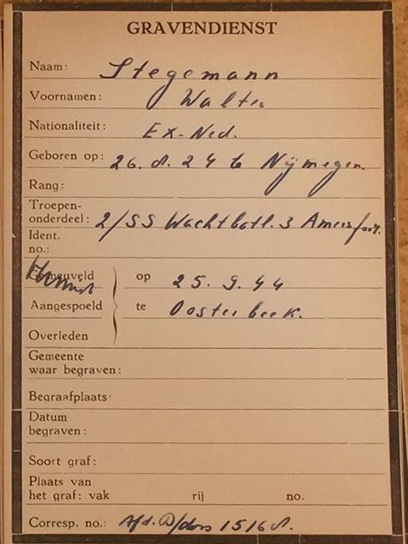 Afbeelding/portret van Stegemann