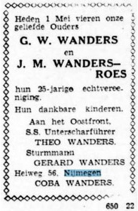 Afbeelding/portret van Wanders