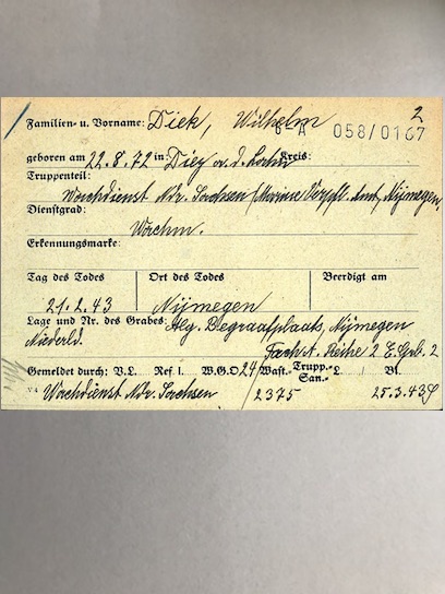 Afbeelding/portret van Diek