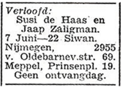 Afbeelding/portret van Zaligman