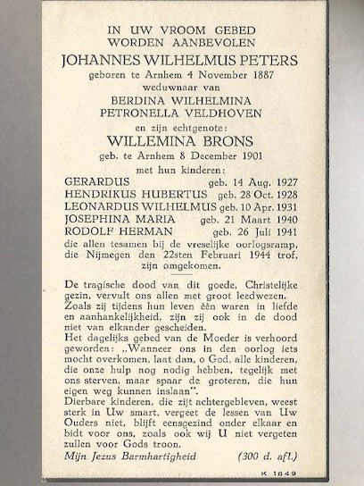 Afbeelding/portret van Peters