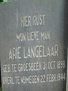 Afbeelding/portret van Langelaar