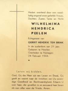 Afbeelding/portret van Brink-Peelen